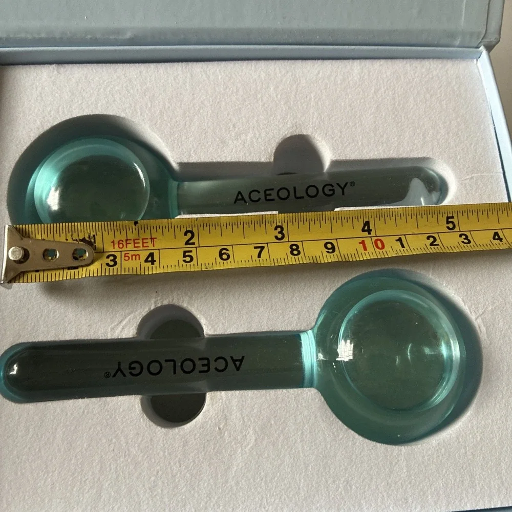 ACEOLOGY- Ice Globe Facial Massager Tighten, Relieves &Cools Young! New Open Box
